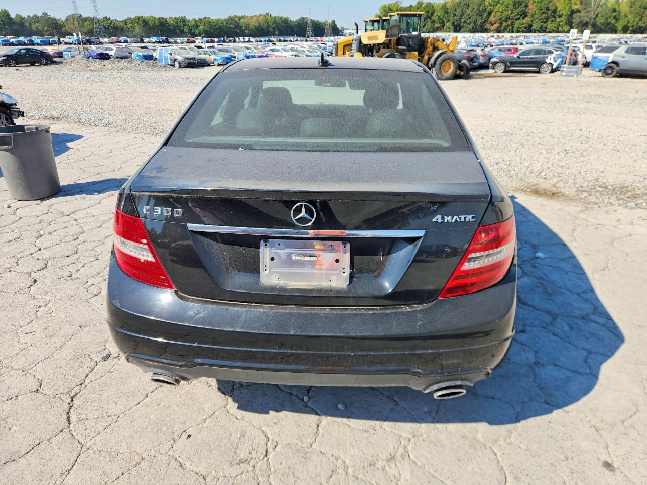 2013 Mercedes-benz C 300 4matic Black vin: WDDGF8AB2DA766992