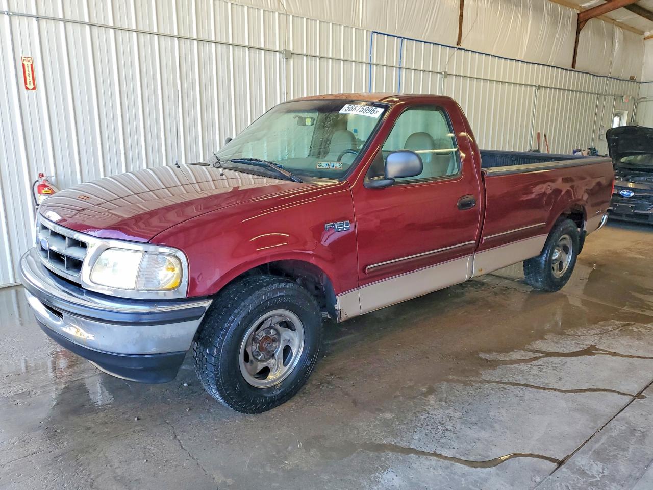 1997 Ford F150 Бордовый vin: 1FTDF1722VNB72151