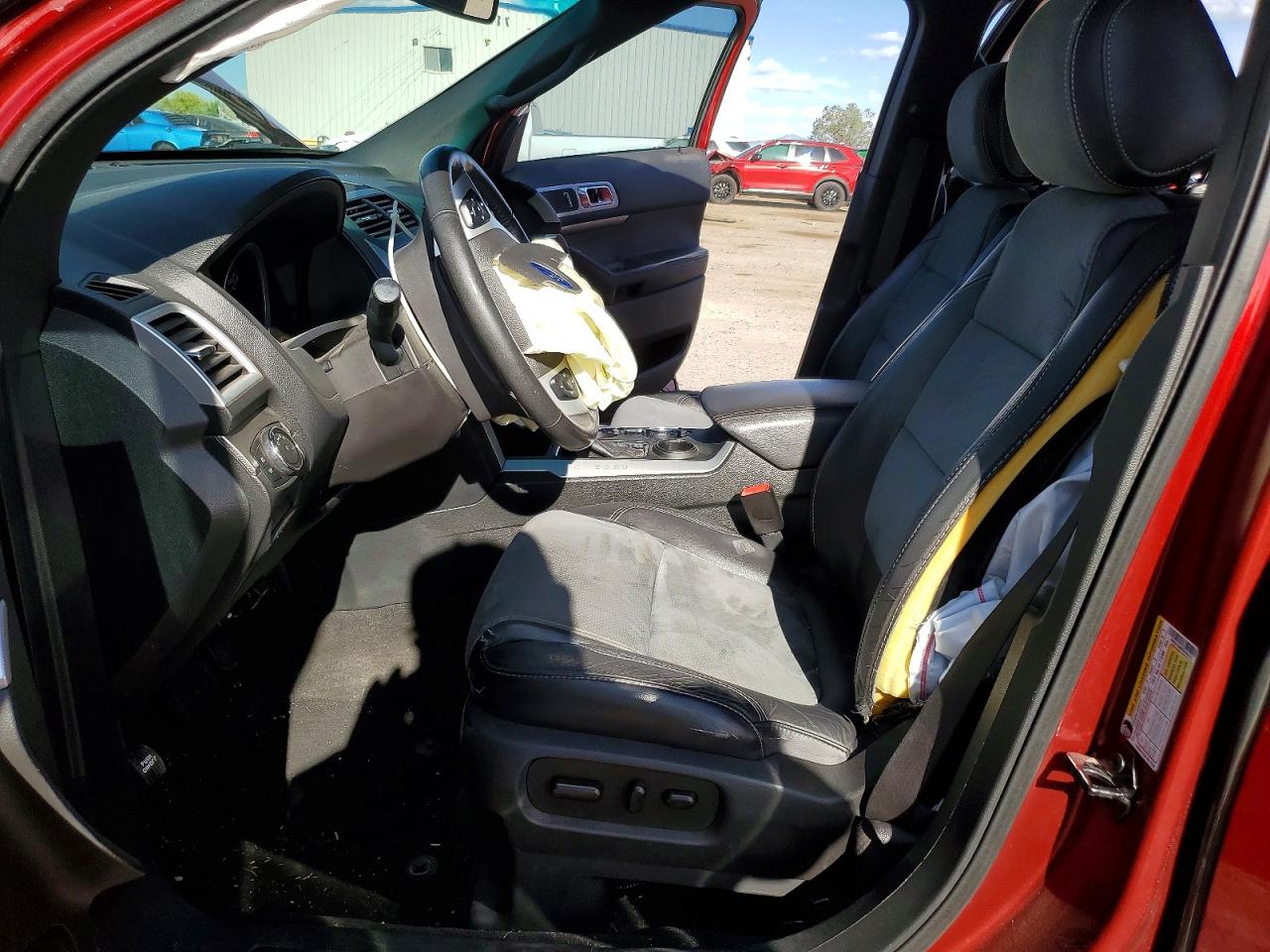 2015 Ford Explorer Xlt Red vin: 1FM5K7D8XFGC25515