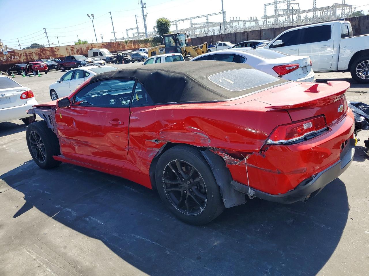 2015 Chevrolet Camaro Lt Красный vin: 2G1FD3D39F9260926