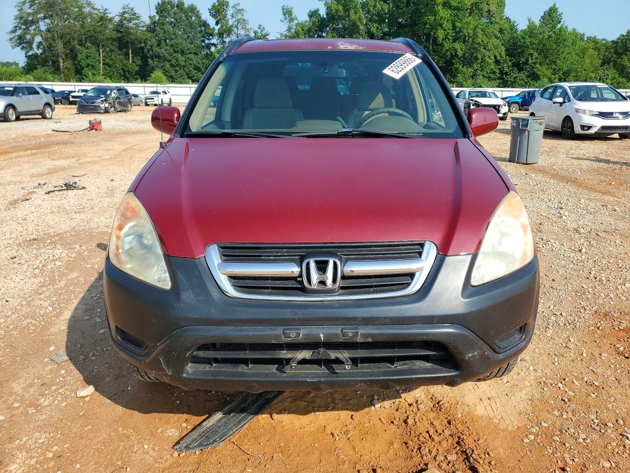 2003 Honda Cr-v Ex Red vin: JHLRD78843C040330