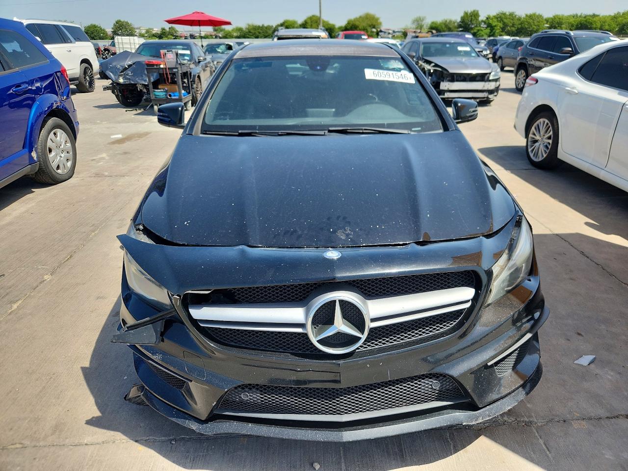 2014 Mercedes-benz Cla 45 Amg Black vin: WDDSJ5CBXEN029232