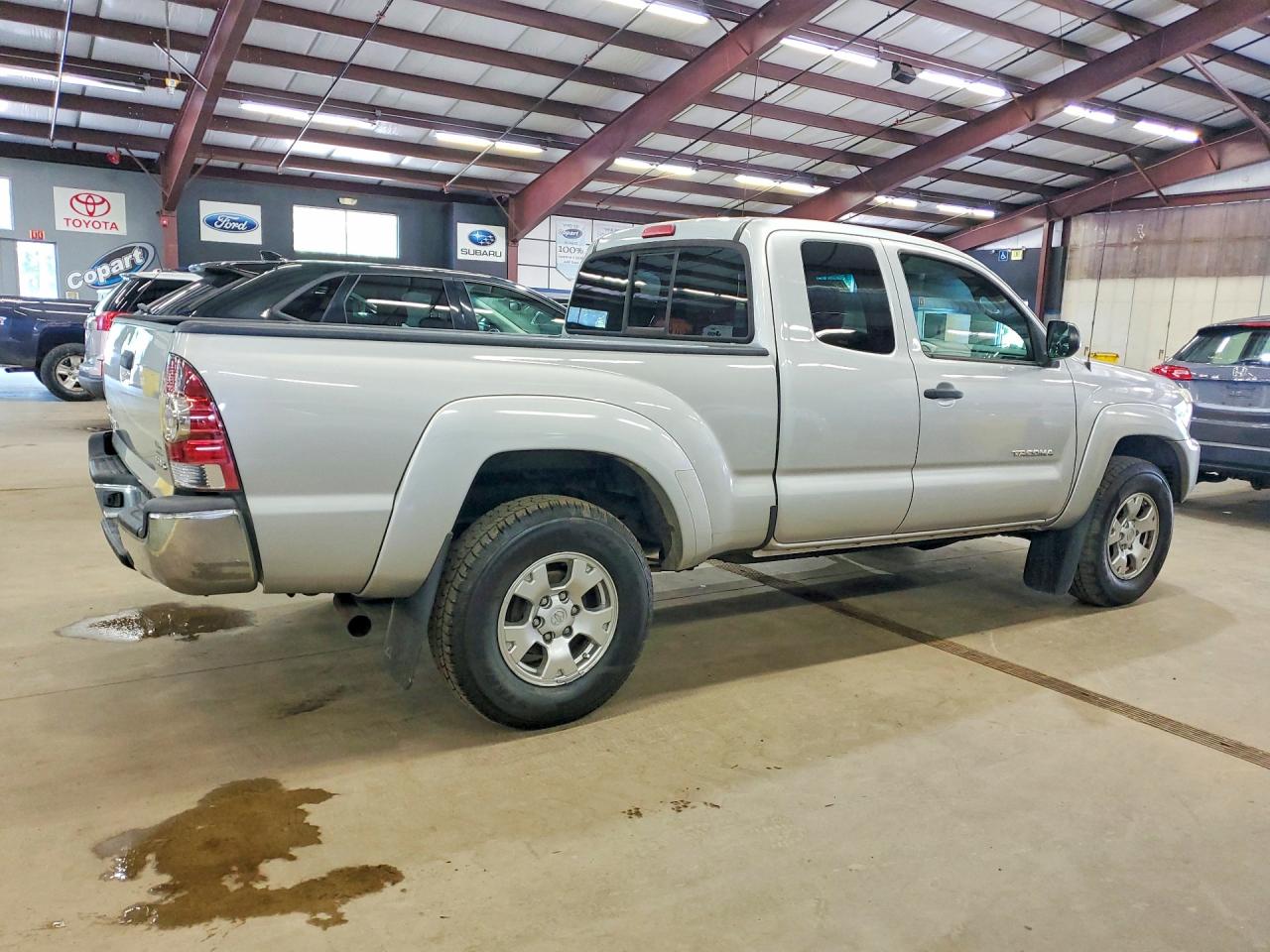 2013 Toyota Tacoma Access Cab Silver vin: 5TFUX4EN4DX018300