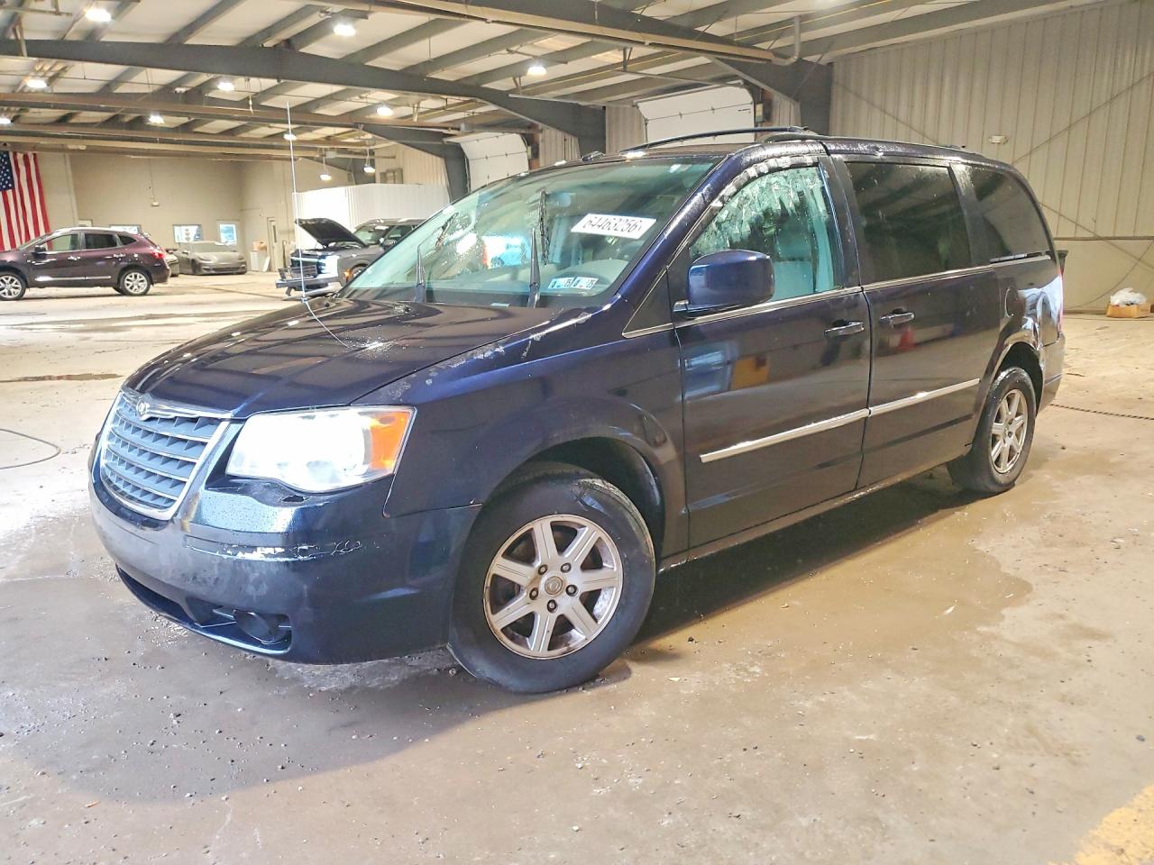 2010 Chrysler Town & Country Touring Plus Blue vin: 2A4RR8D14AR374434