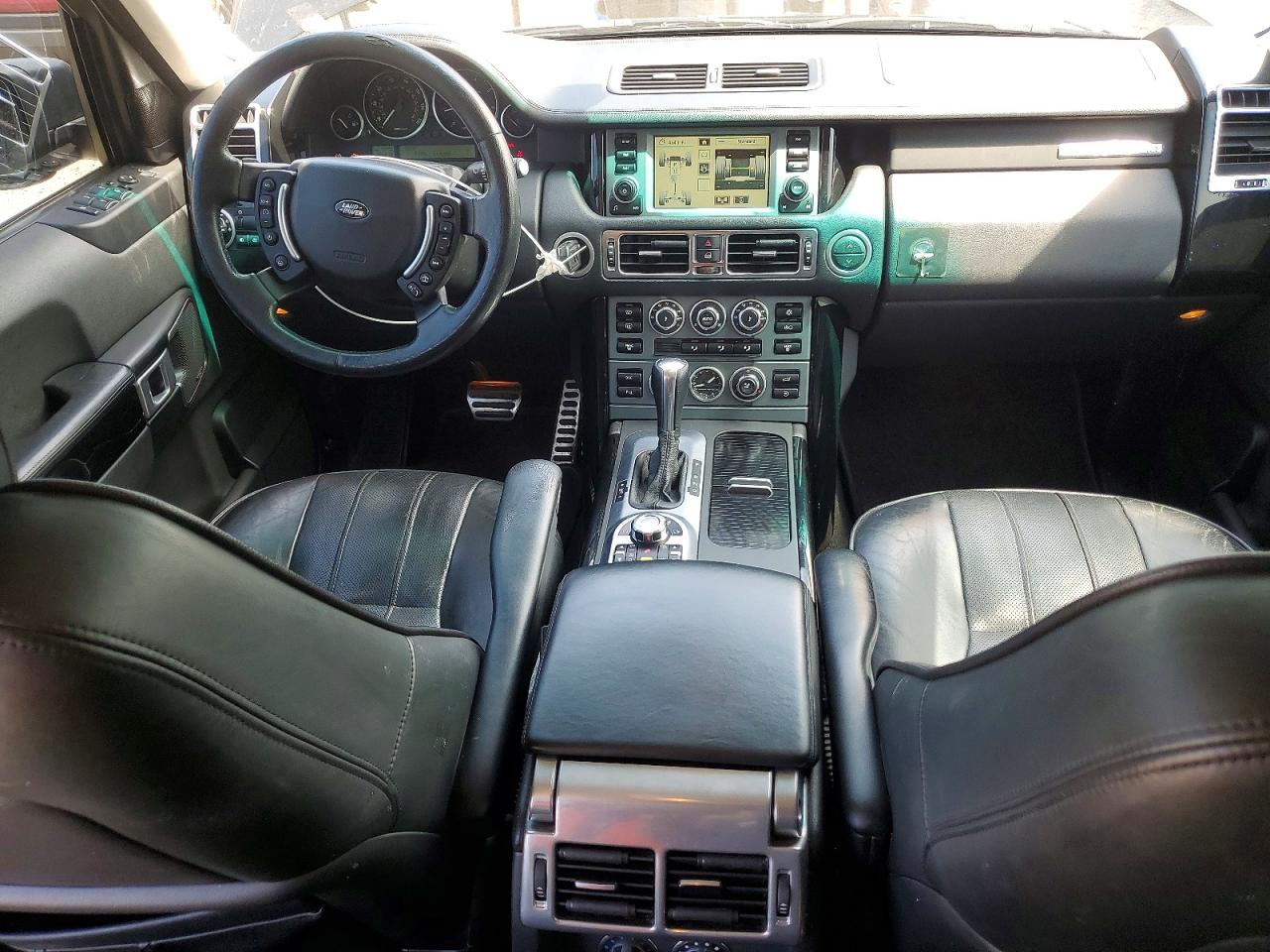 2008 Land Rover Range Rover Supercharged Black vin: SALMF13428A283567