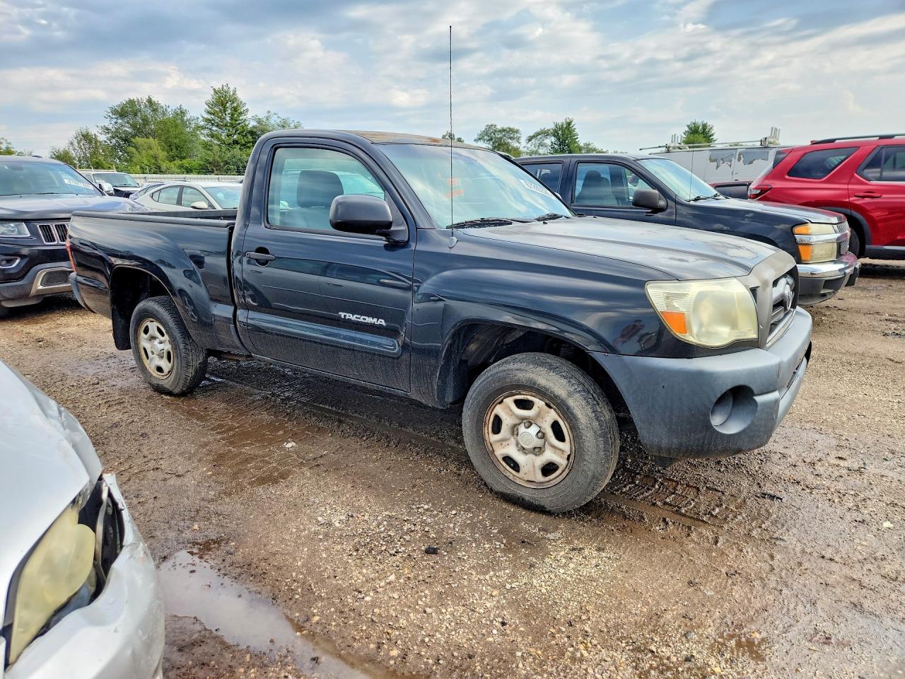 2008 Toyota Tacoma Base Black vin: 5TENX22N38Z532747