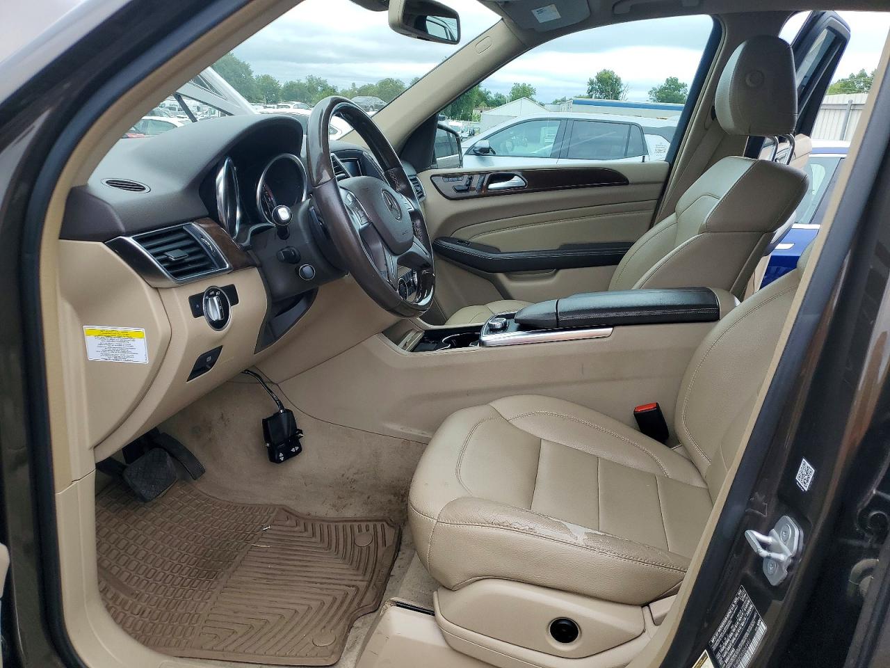 2012 Mercedes-benz Ml 350 4matic Brown vin: 4JGDA5HB2CA024991