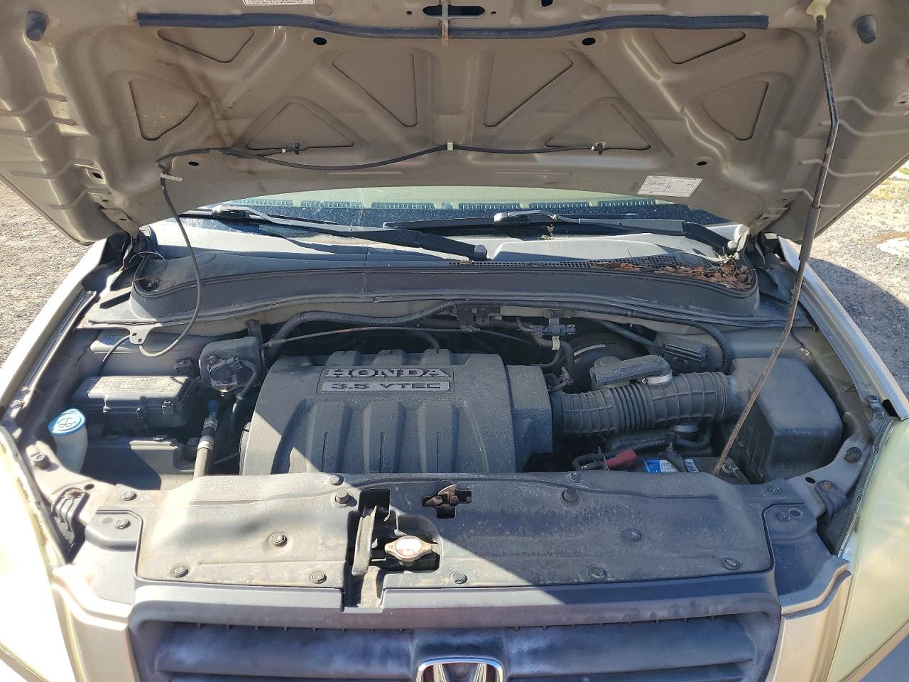 2005 Honda Pilot Exl Gold vin: 2HKYF18555H549050