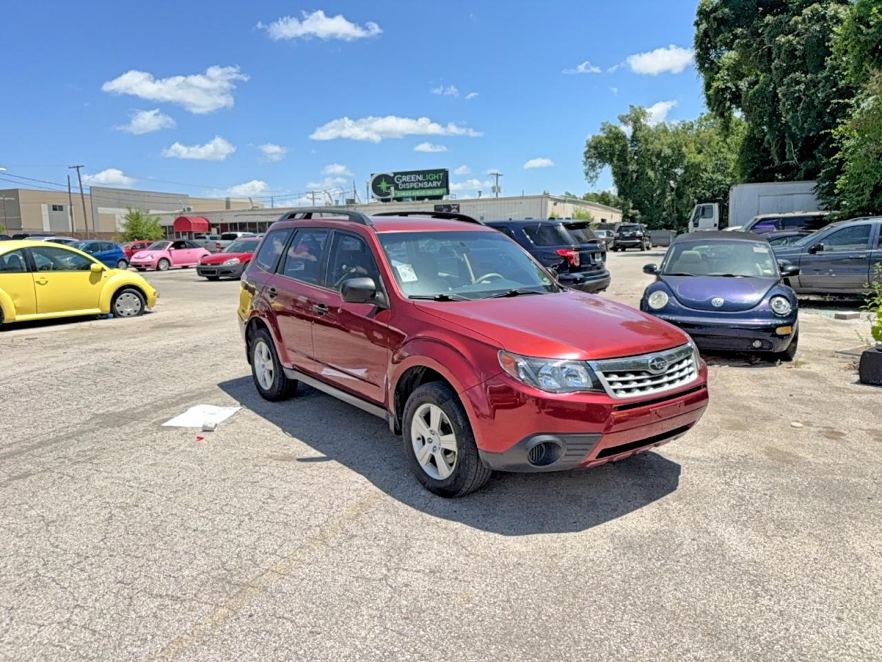2012 Subaru Forester 2.5x Red vin: JF2SHBBC4CH435969