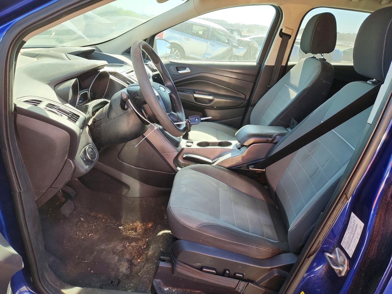 2014 Ford Escape Se Синий vin: 1FMCU0GX0EUC94094