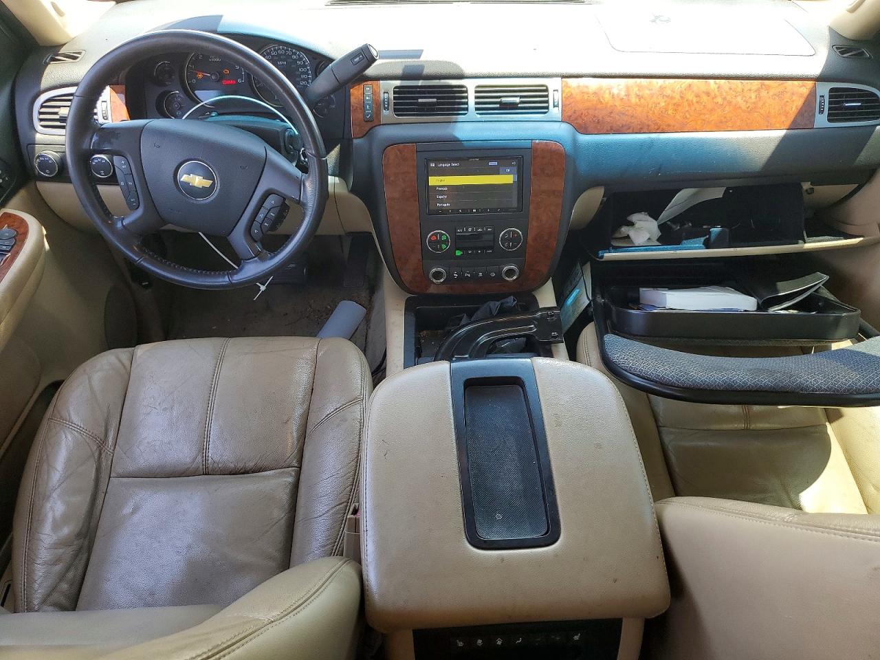 2007 Chevrolet Tahoe K1500 White vin: 1GNFK13087J105435