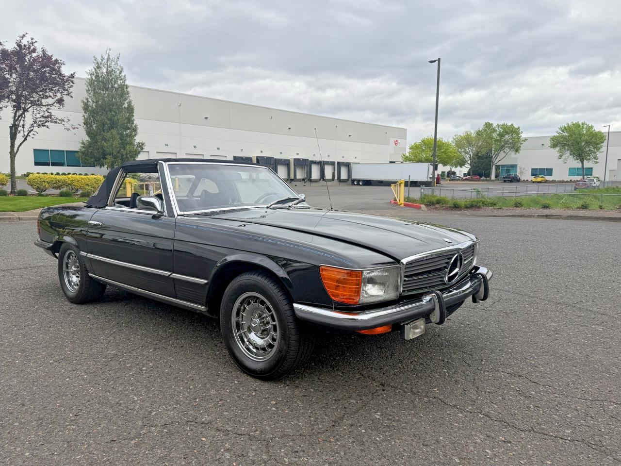 1973 Mercedes-benz 450 Sl Convertible Black vin: 10704412008355
