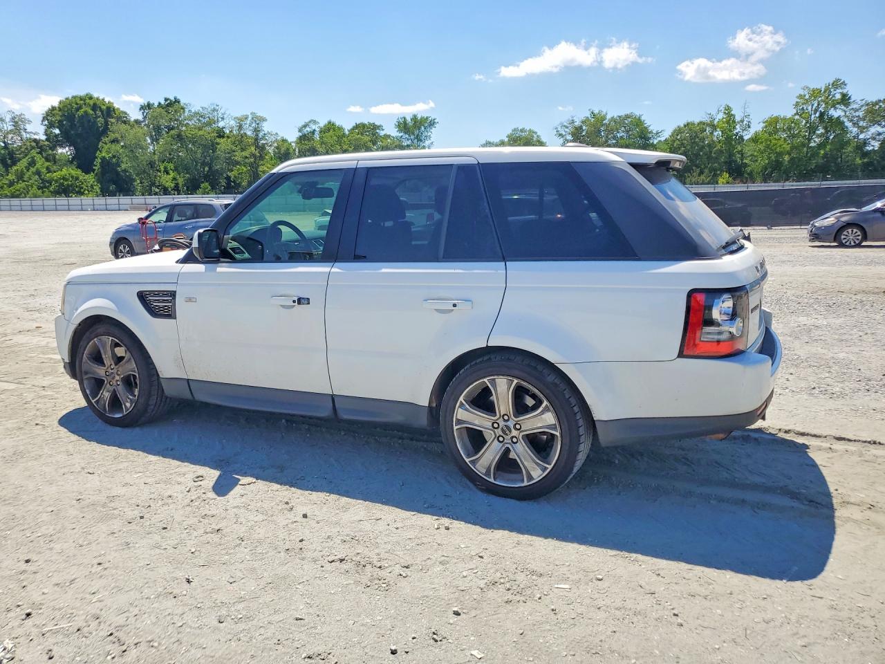 2012 Land Rover Range Rover Sport Hse Luxury Белый vin: SALSK2D47CA753723
