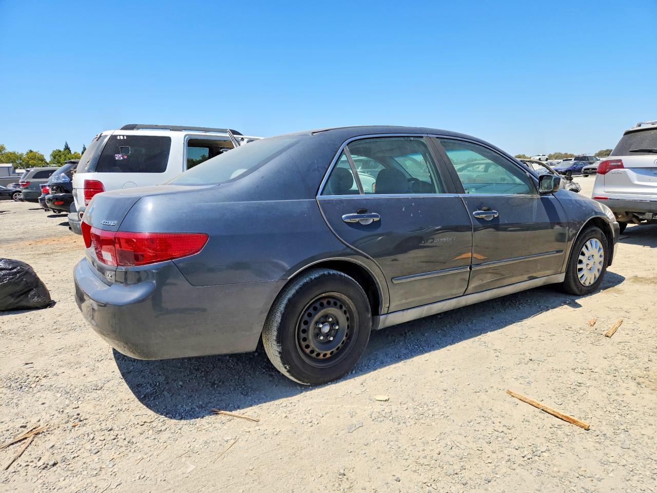 2005 Honda Accord Lx Gray vin: 1HGCM56425A175779
