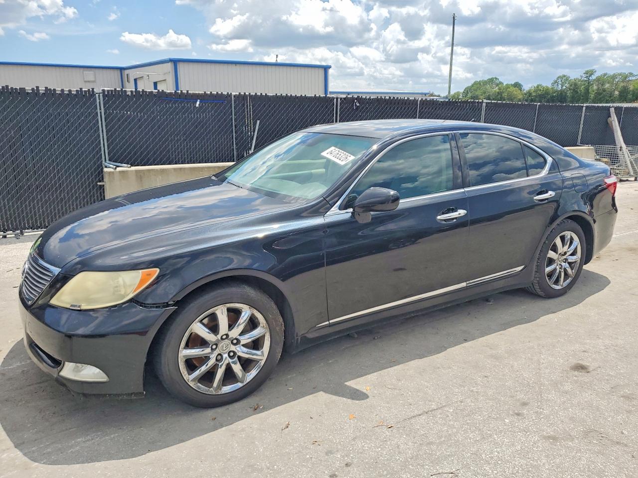 2008 Lexus Ls 460 Black vin: JTHBL46F685078234