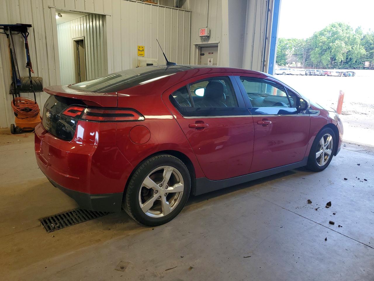 2012 Chevrolet Volt Красный vin: 1G1RD6E45CU110767