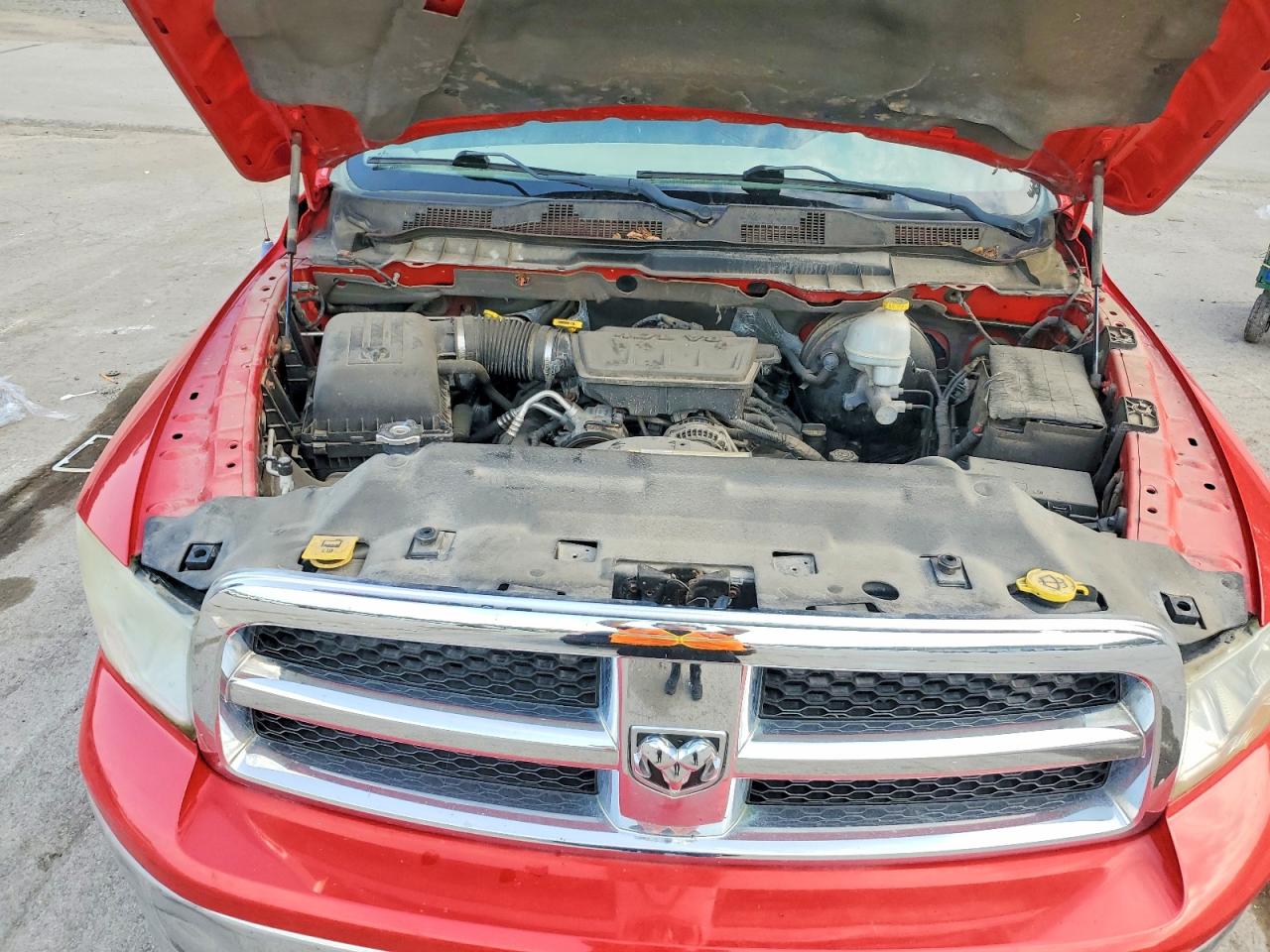 2012 Dodge Ram 1500 Slt Red vin: 1C6RD7GP7CS130610