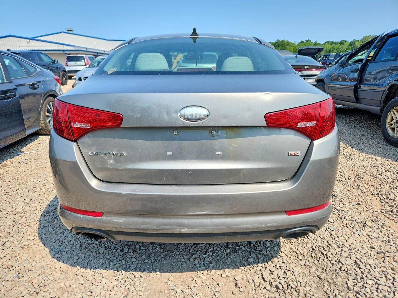 2013 Kia Optima Lx Серый vin: 5XXGM4A76DG228515
