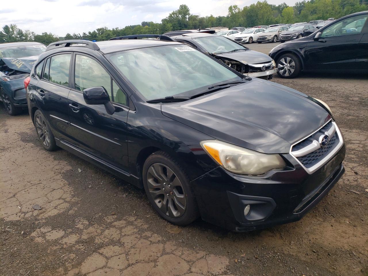 2012 Subaru Impreza Sport Premium Black vin: JF1GPAL63CH210359