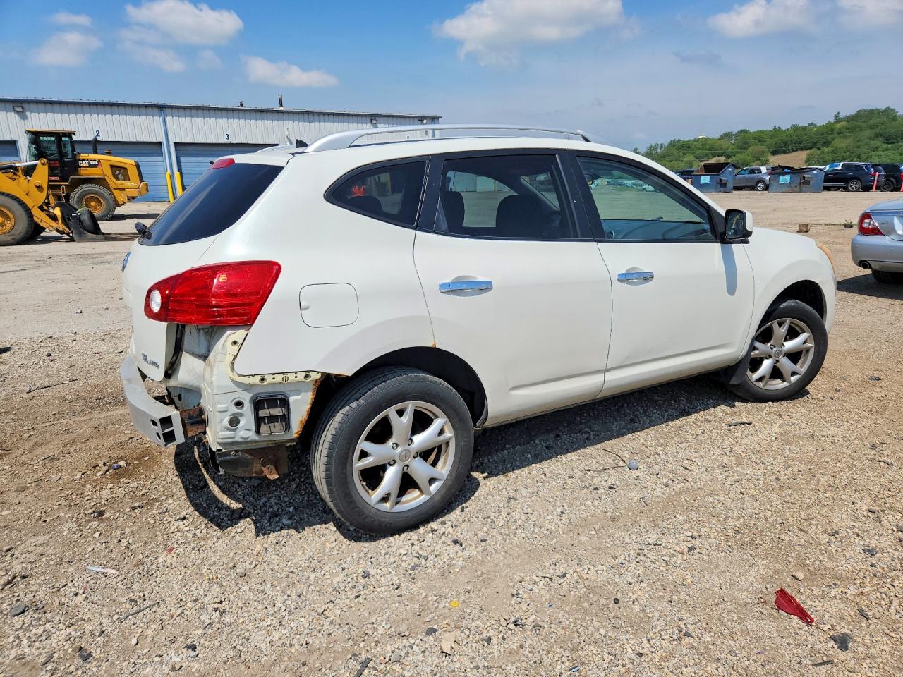 2010 Nissan Rogue S White vin: JN8AS5MV8AW119337