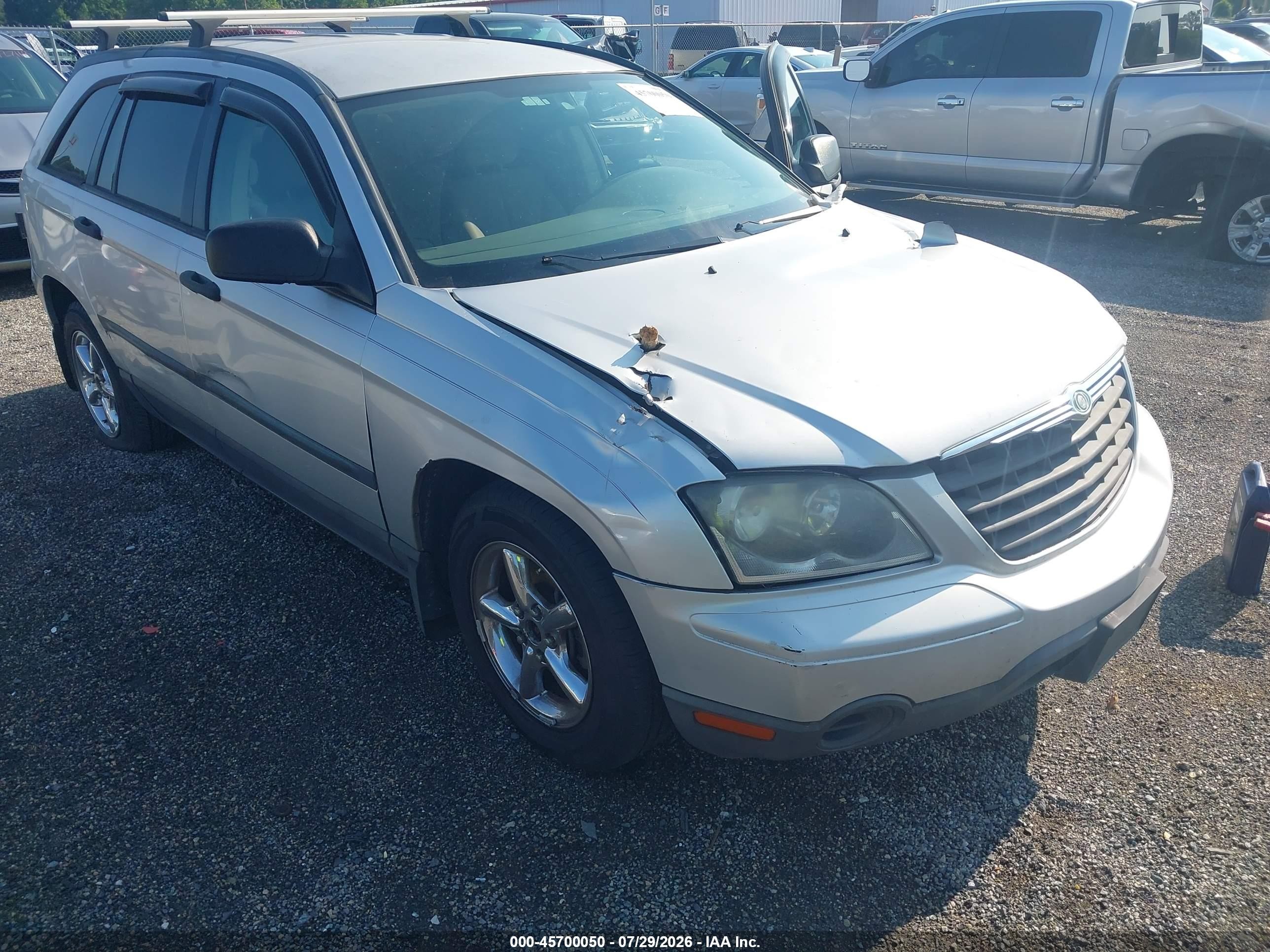 2006 Chrysler Pacifica   Silver vin: 2A4GM48496R649239
