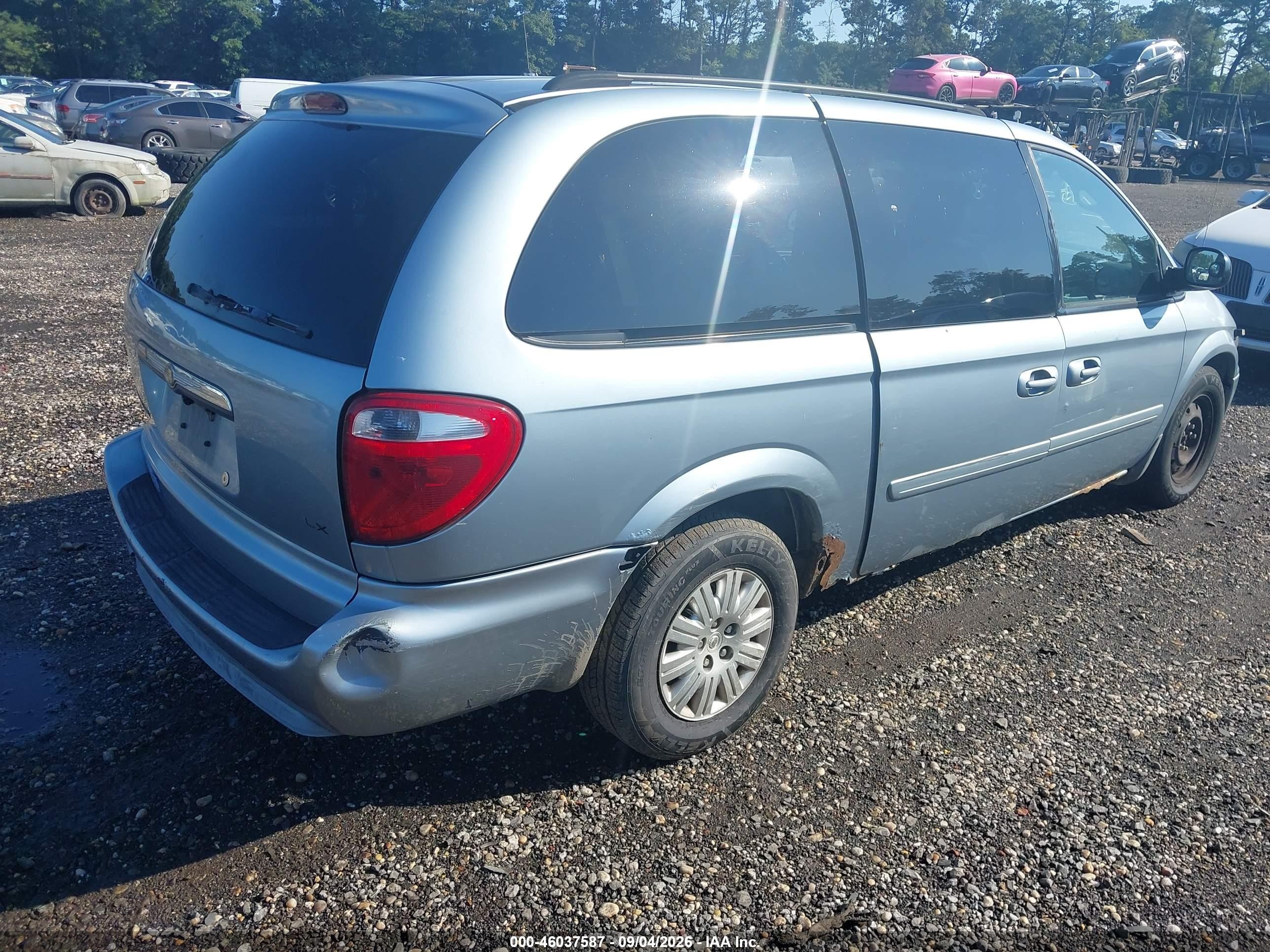 2006 Chrysler Town & Country Lx Blue vin: 2A4GP44R06R779676