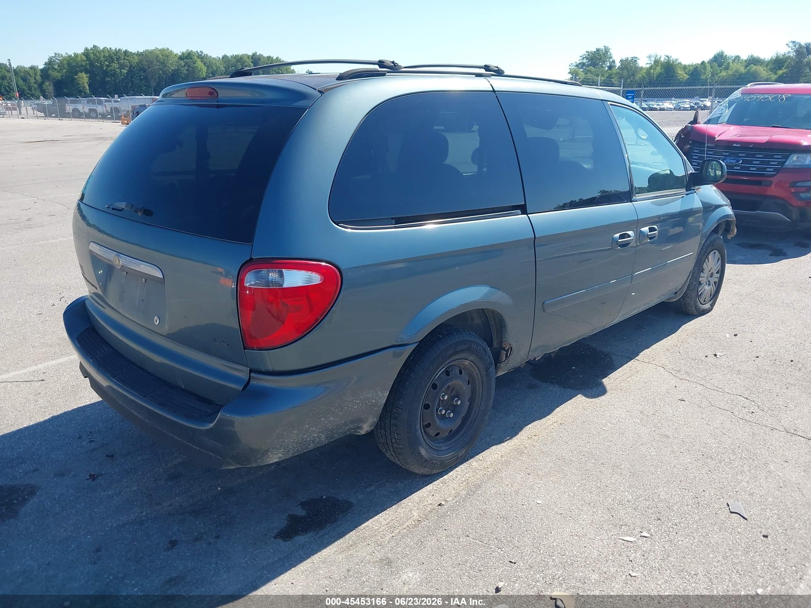 2006 Chrysler Town & Country Lx Blue vin: 2A4GP44R06R794923