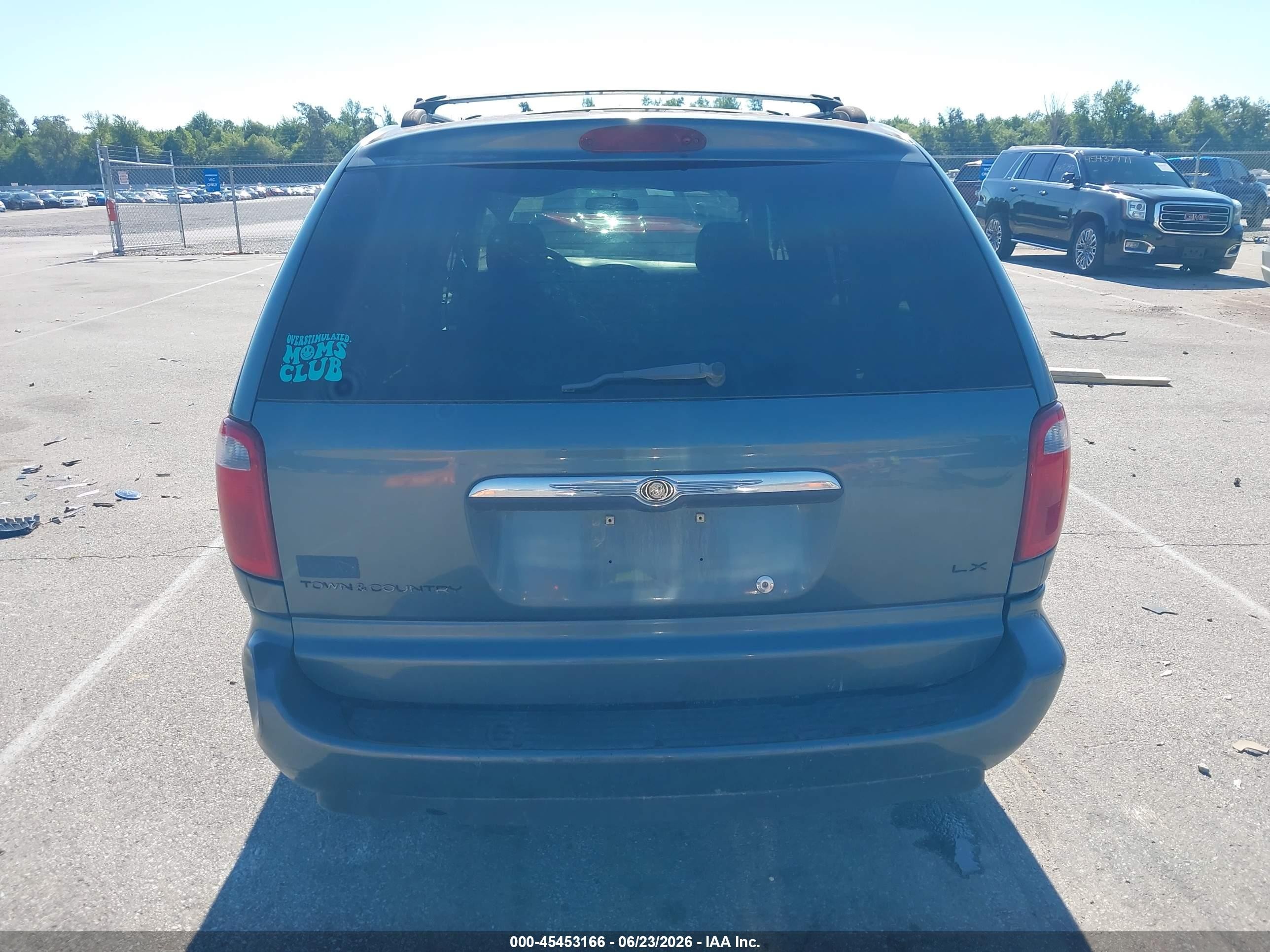 2006 Chrysler Town & Country Lx Blue vin: 2A4GP44R06R794923