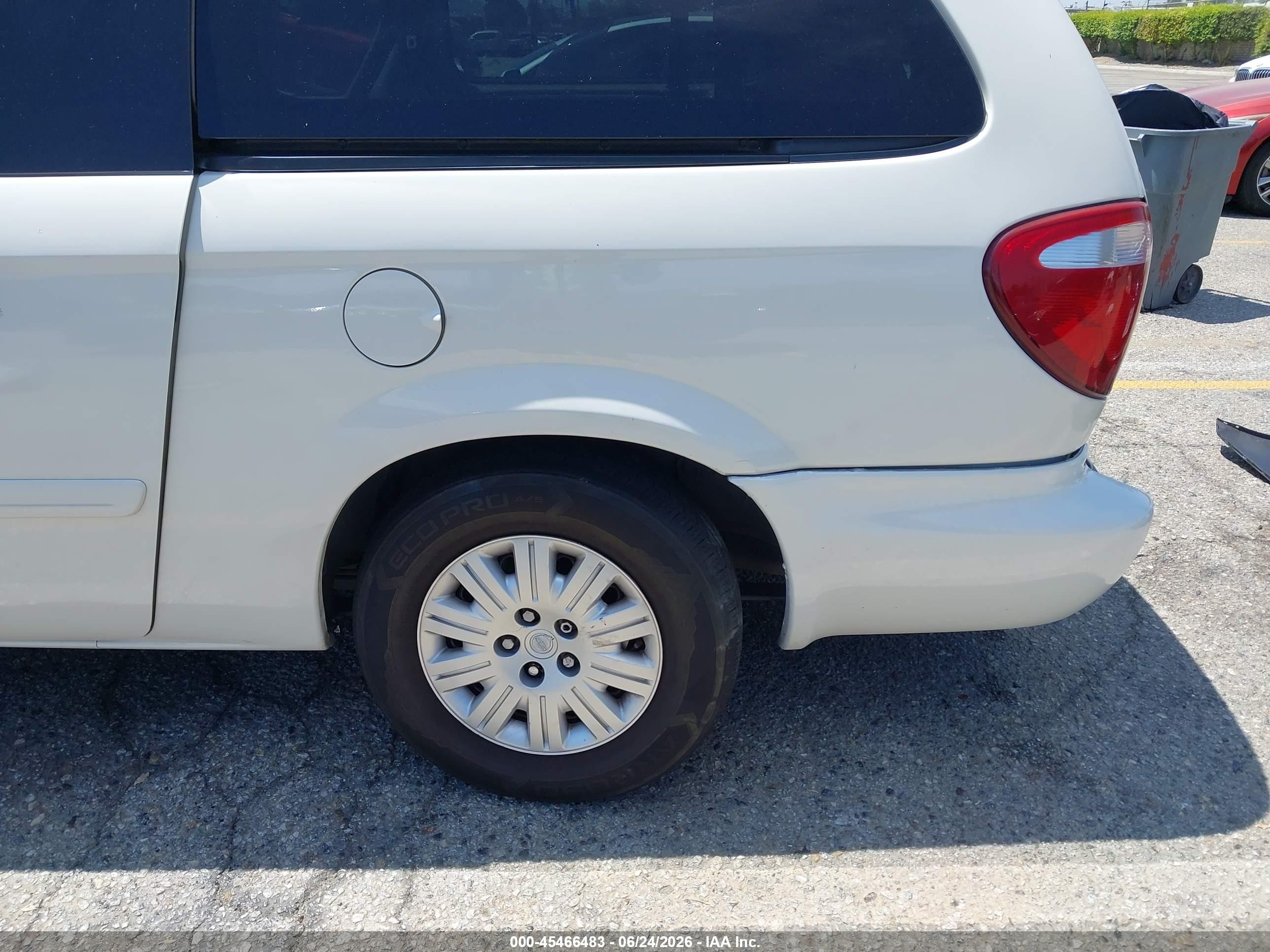2006 Chrysler Town & Country Lx Белый vin: 2A4GP44R06R886825