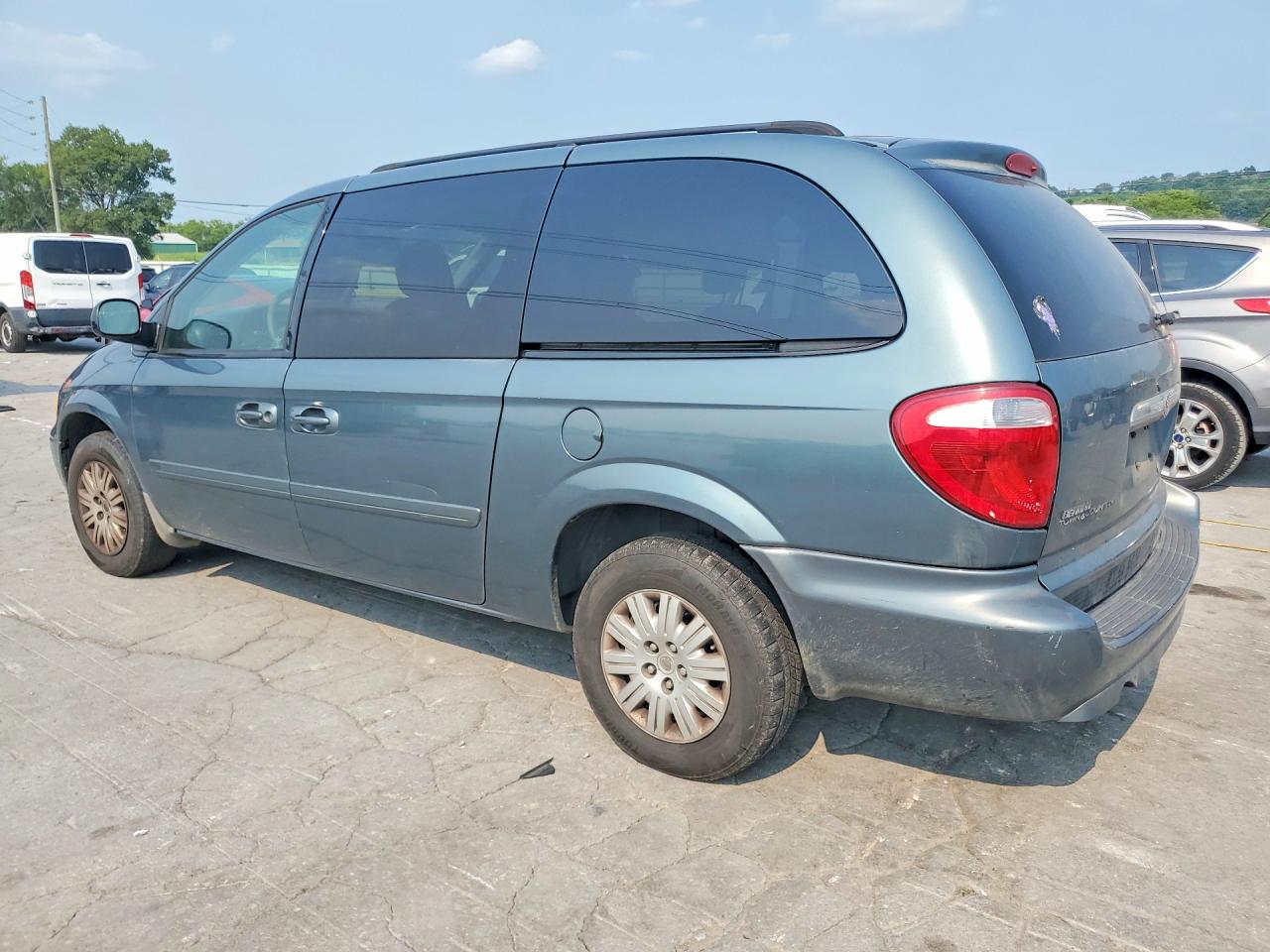 2007 Chrysler Town & Country Lx Blue vin: 2A4GP44R17R133564
