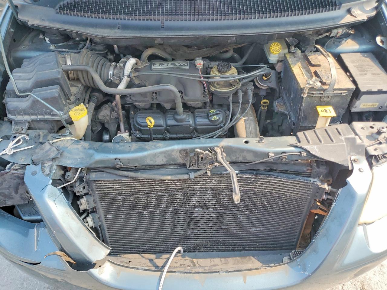 2007 Chrysler Town & Country Lx Blue vin: 2A4GP44R17R133564