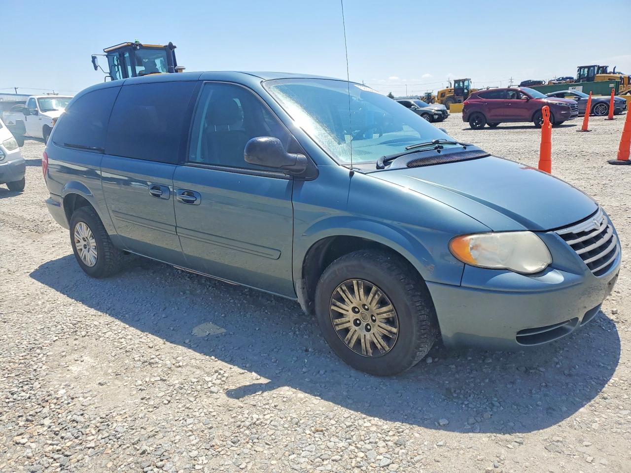 2007 Chrysler Town & Country Lx Blue vin: 2A4GP44R17R166810