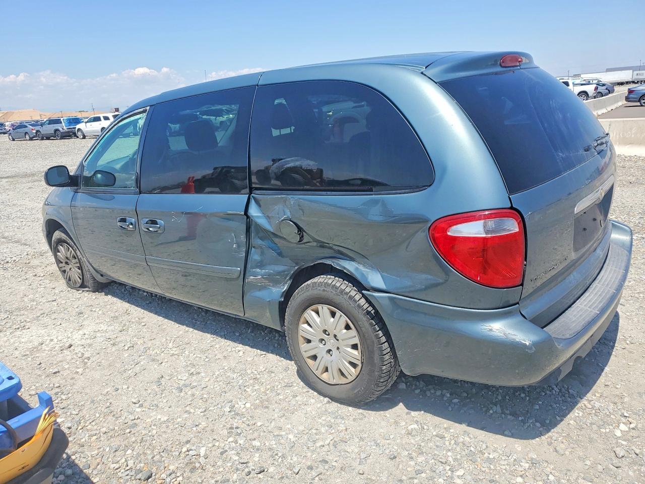 2007 Chrysler Town & Country Lx Blue vin: 2A4GP44R17R166810