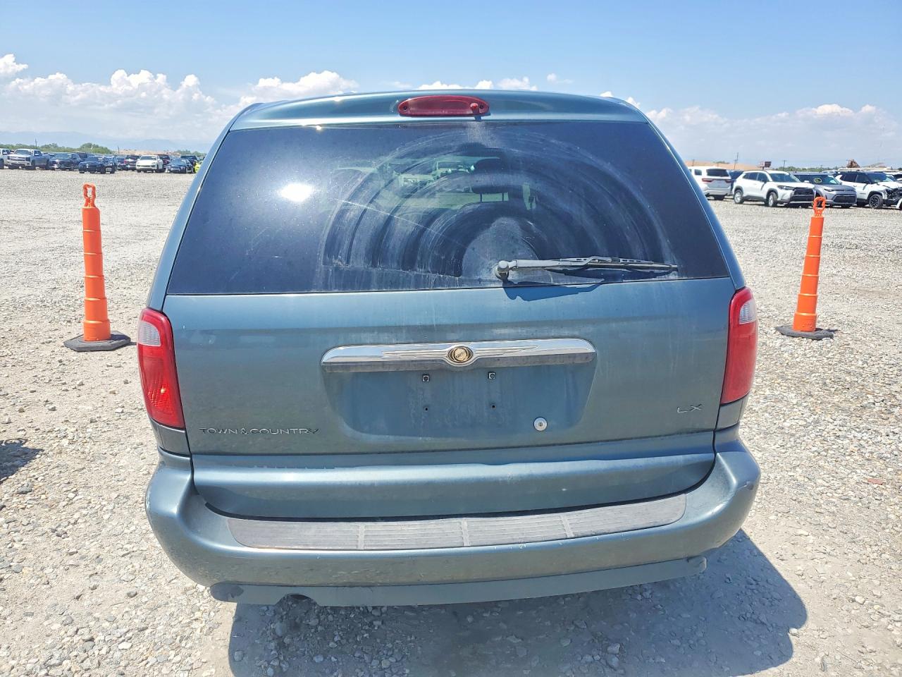 2007 Chrysler Town & Country Lx Blue vin: 2A4GP44R17R166810