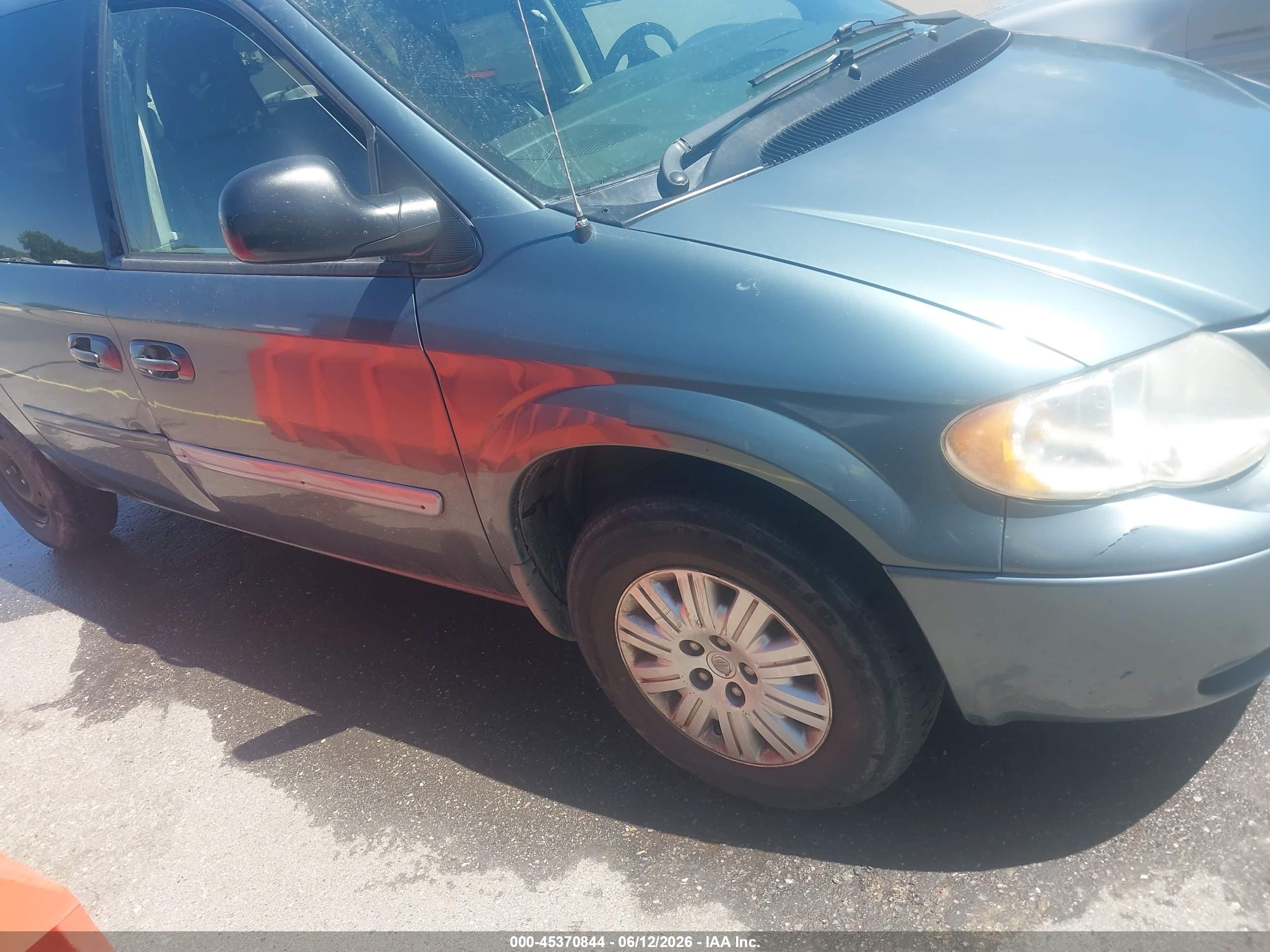 2006 Chrysler Town & Country Lx Blue vin: 2A4GP44R26R659958