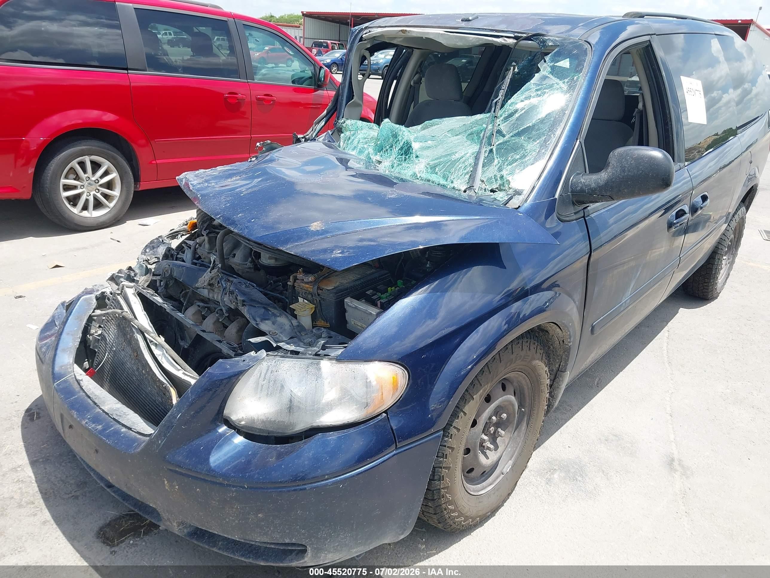 2006 Chrysler Town & Country Lx Blue vin: 2A4GP44R26R861232