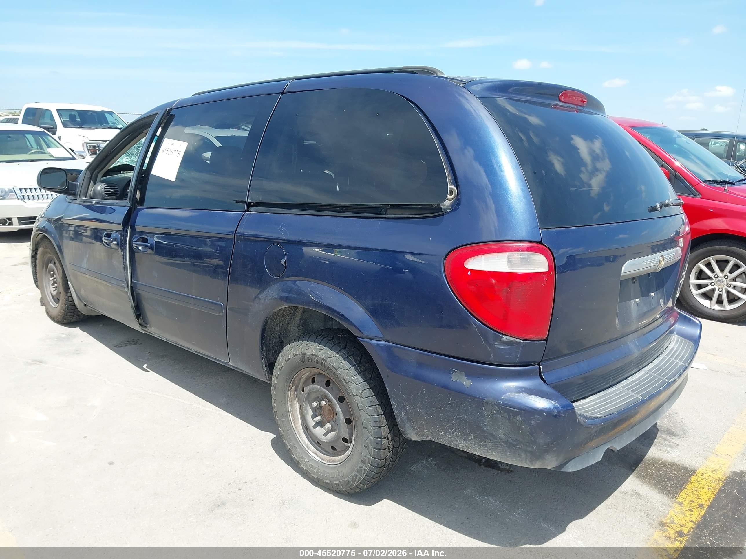 2006 Chrysler Town & Country Lx Blue vin: 2A4GP44R26R861232