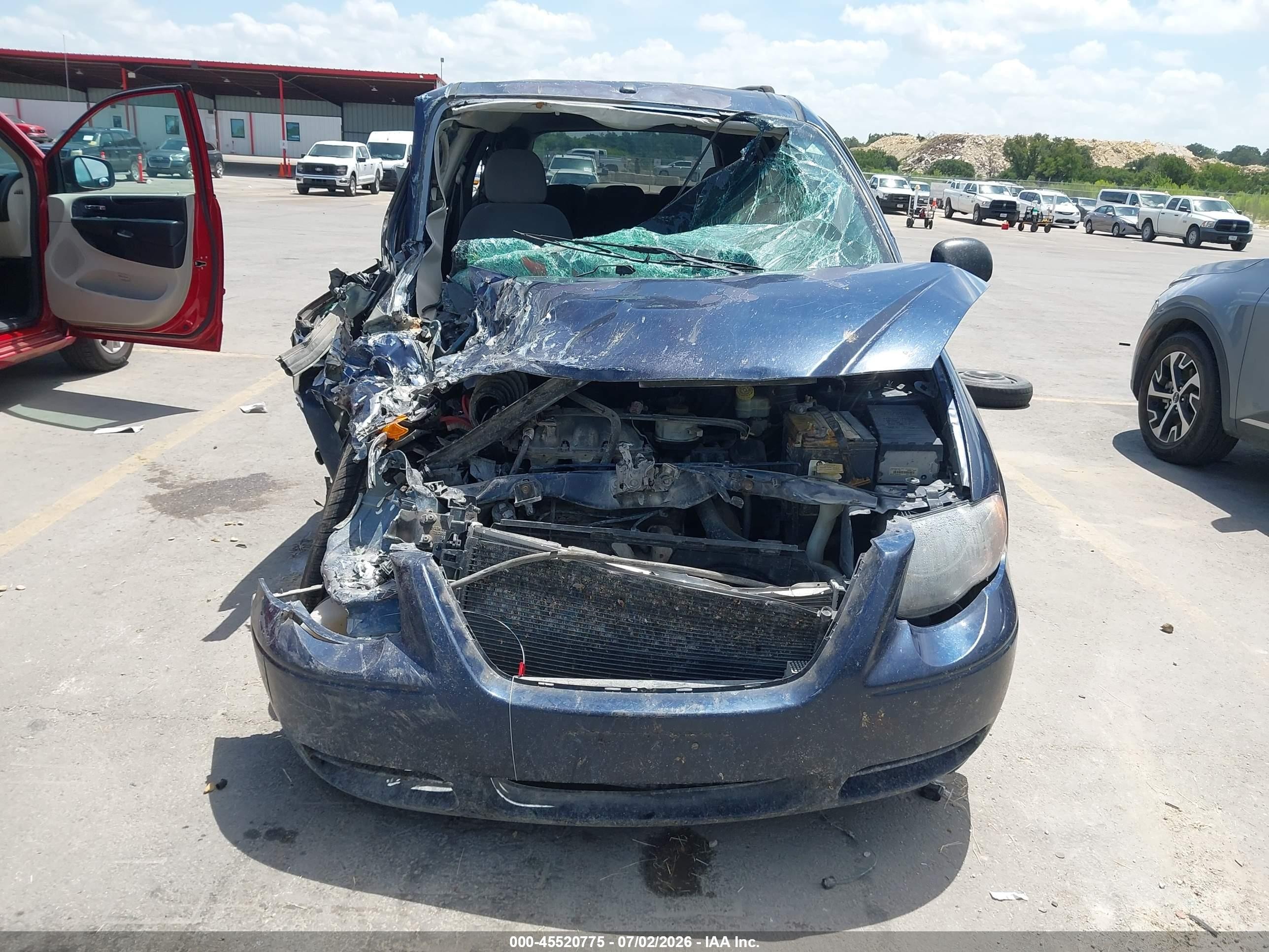 2006 Chrysler Town & Country Lx Blue vin: 2A4GP44R26R861232