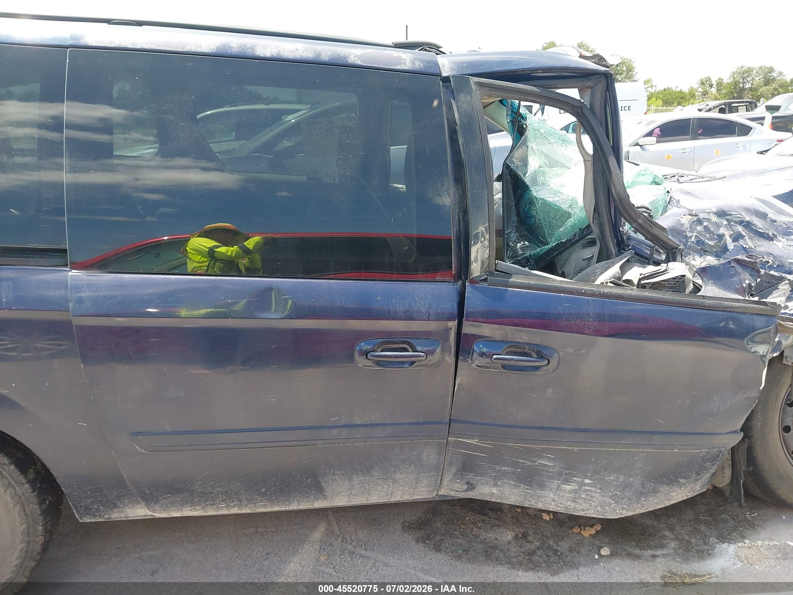 2006 Chrysler Town & Country Lx Blue vin: 2A4GP44R26R861232
