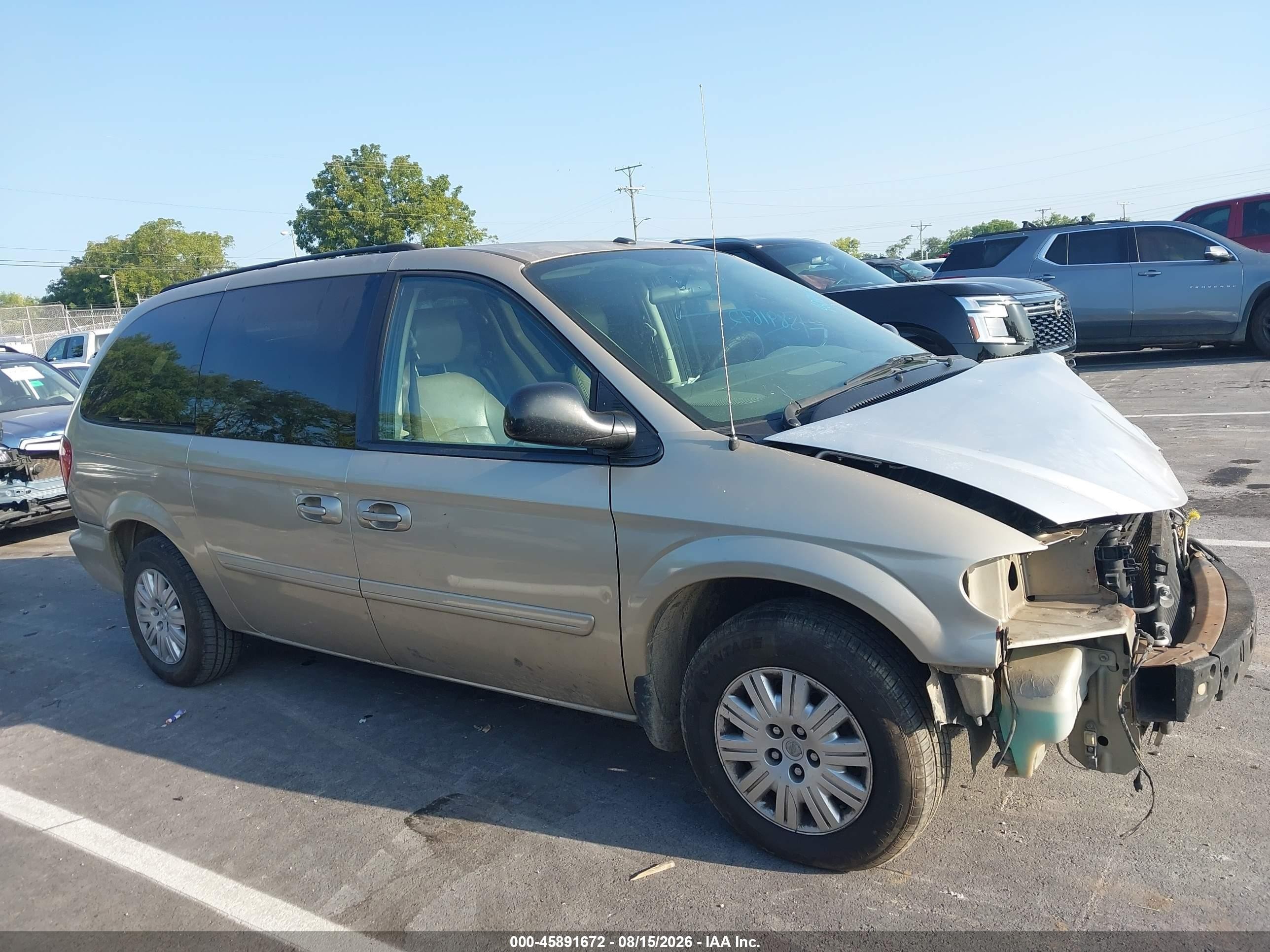 2006 Chrysler Town & Country Lx Tan vin: 2A4GP44R26R873705