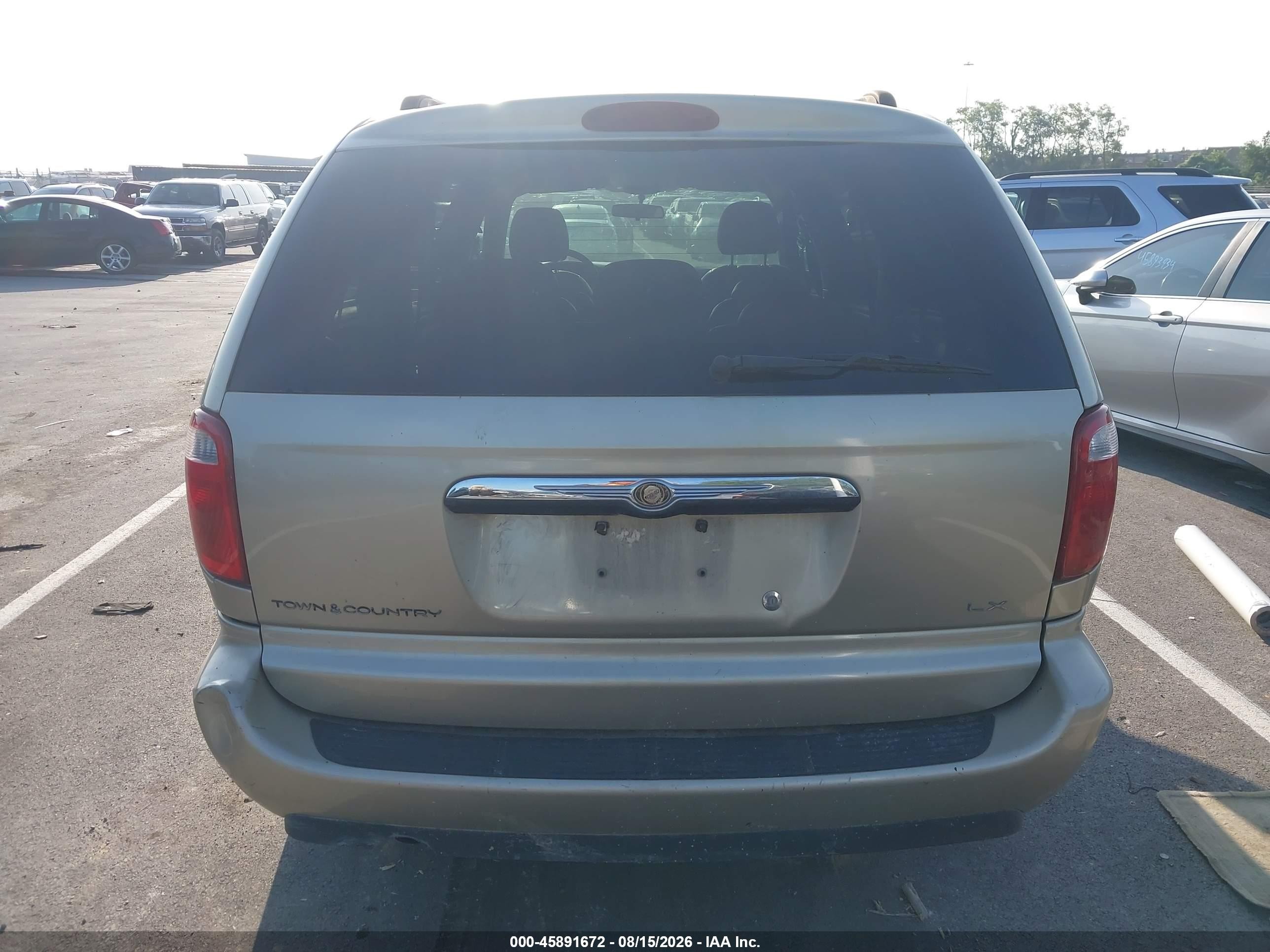 2006 Chrysler Town & Country Lx Tan vin: 2A4GP44R26R873705