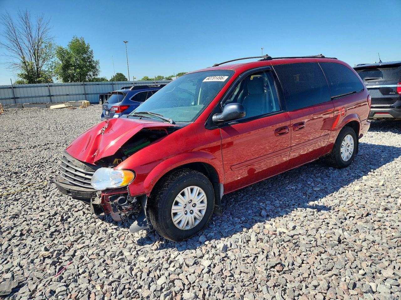 2006 Chrysler Town & Country Lx Красный vin: 2A4GP44R46R616044