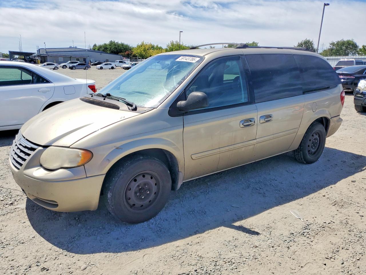 2007 Chrysler Town & Country Lx Бежевый vin: 2A4GP44R47R174836