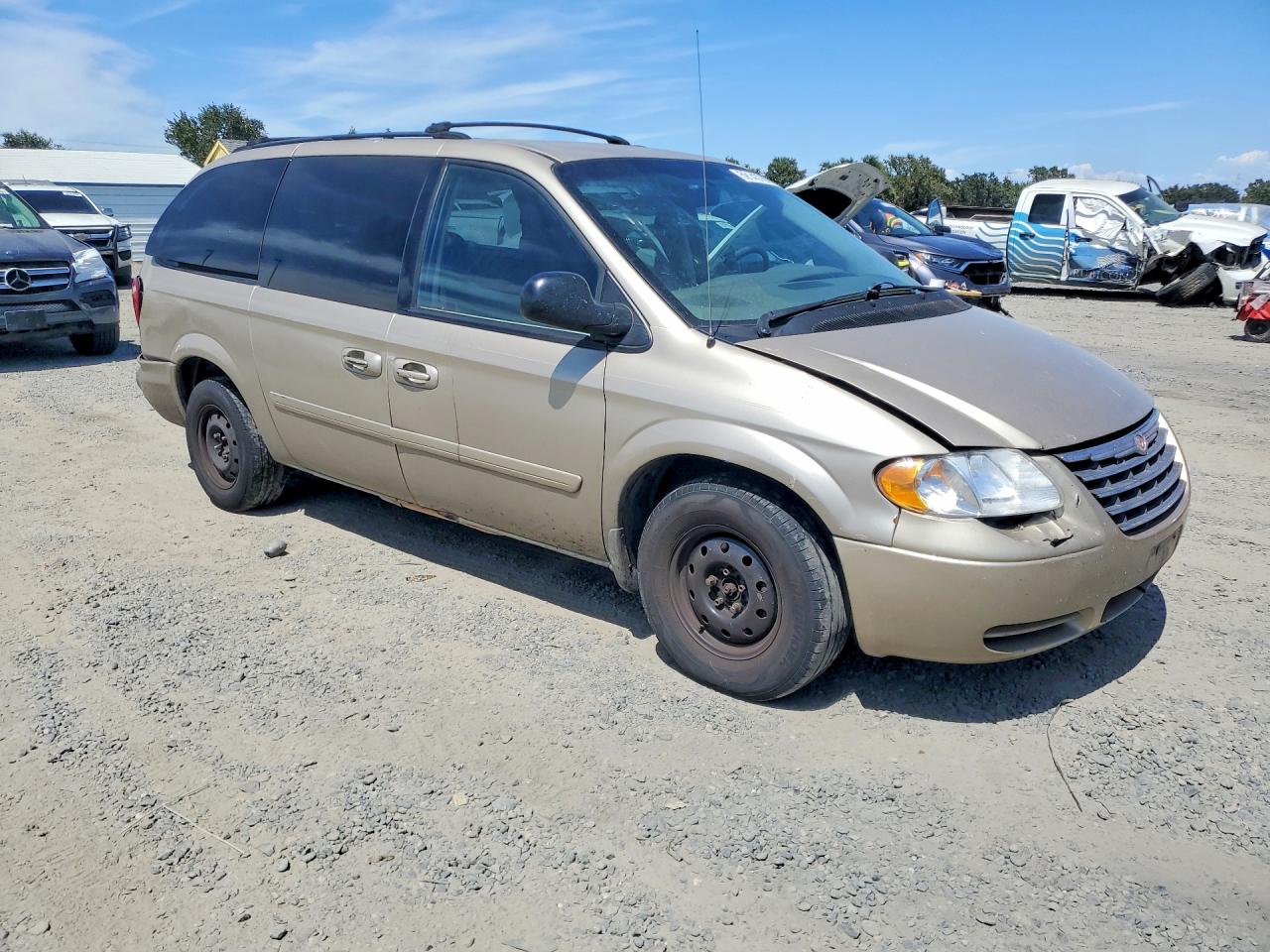 2007 Chrysler Town & Country Lx Beige vin: 2A4GP44R47R174836