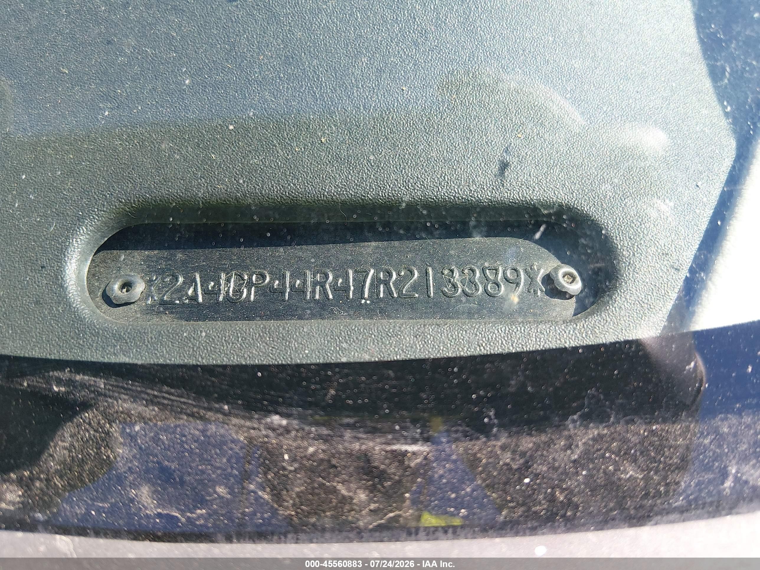 2007 Chrysler Town & Country Lx Белый vin: 2A4GP44R47R213389