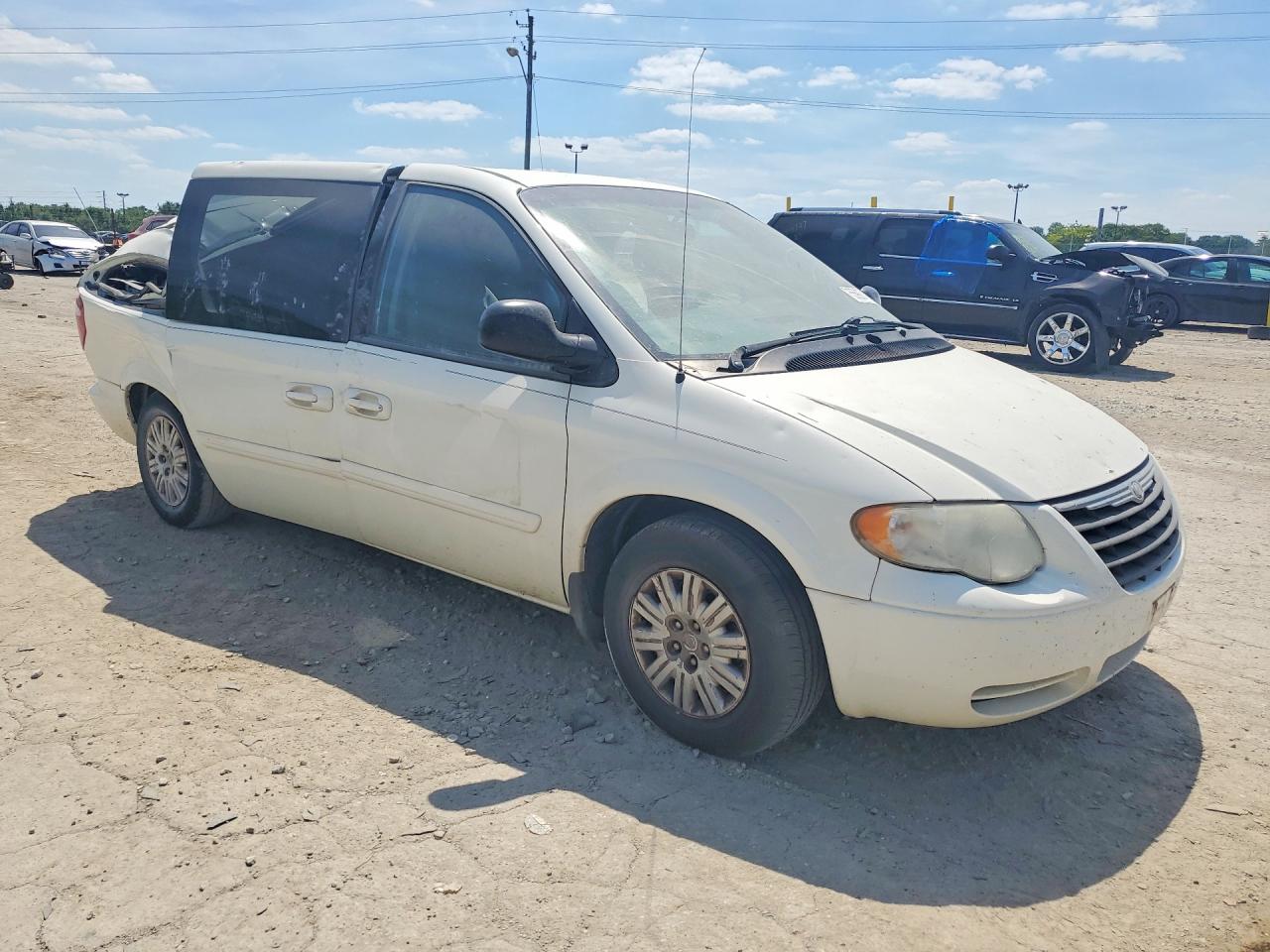 2007 Chrysler Town & Country Lx Белый vin: 2A4GP44R47R248157