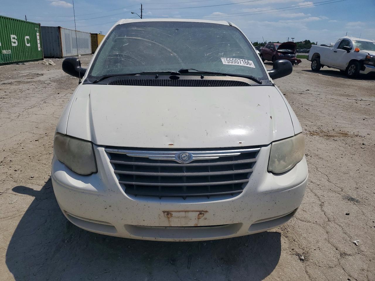 2007 Chrysler Town & Country Lx Белый vin: 2A4GP44R47R248157