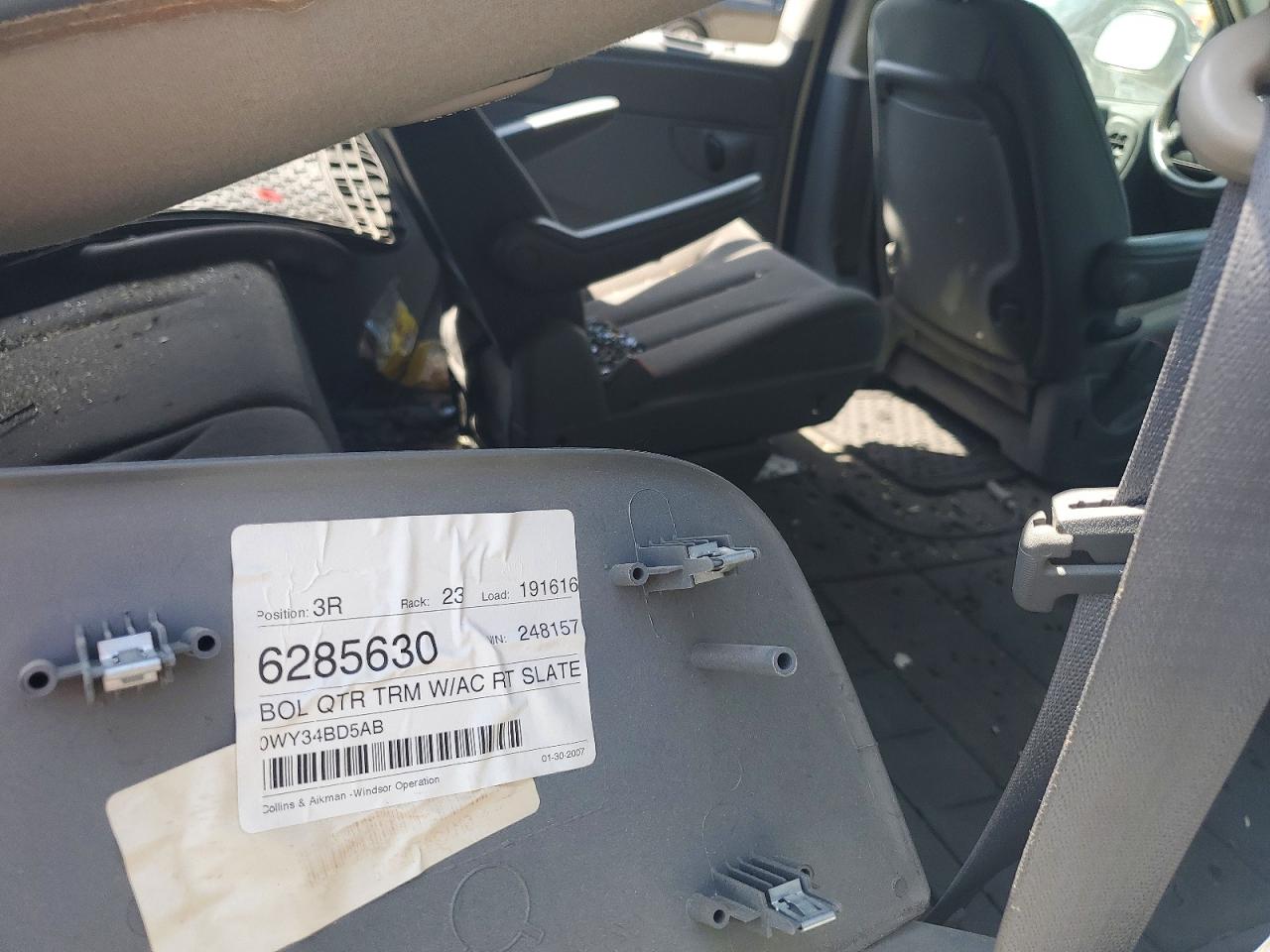 2007 Chrysler Town & Country Lx Белый vin: 2A4GP44R47R248157