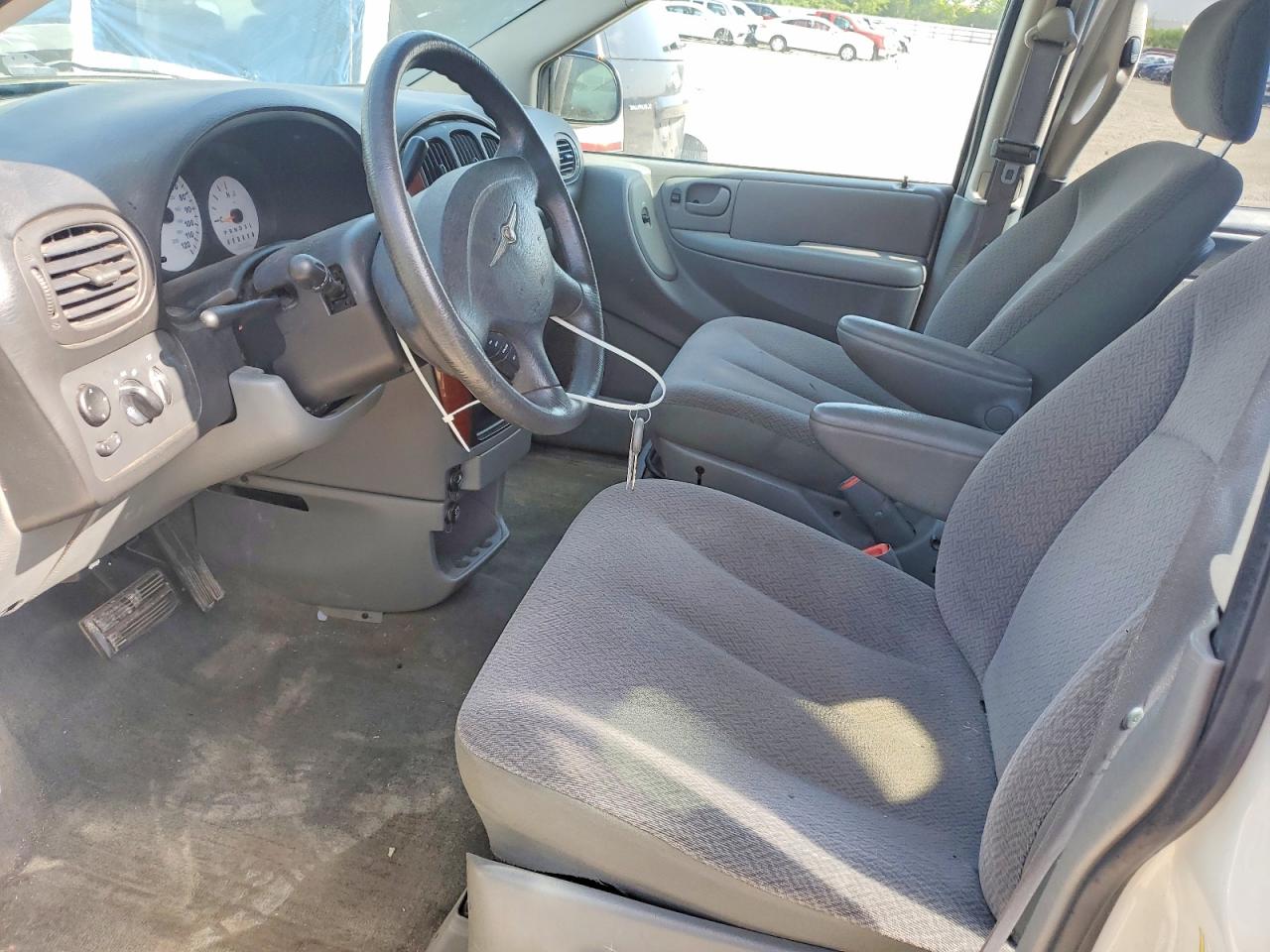 2007 Chrysler Town & Country Lx Белый vin: 2A4GP44R47R248157