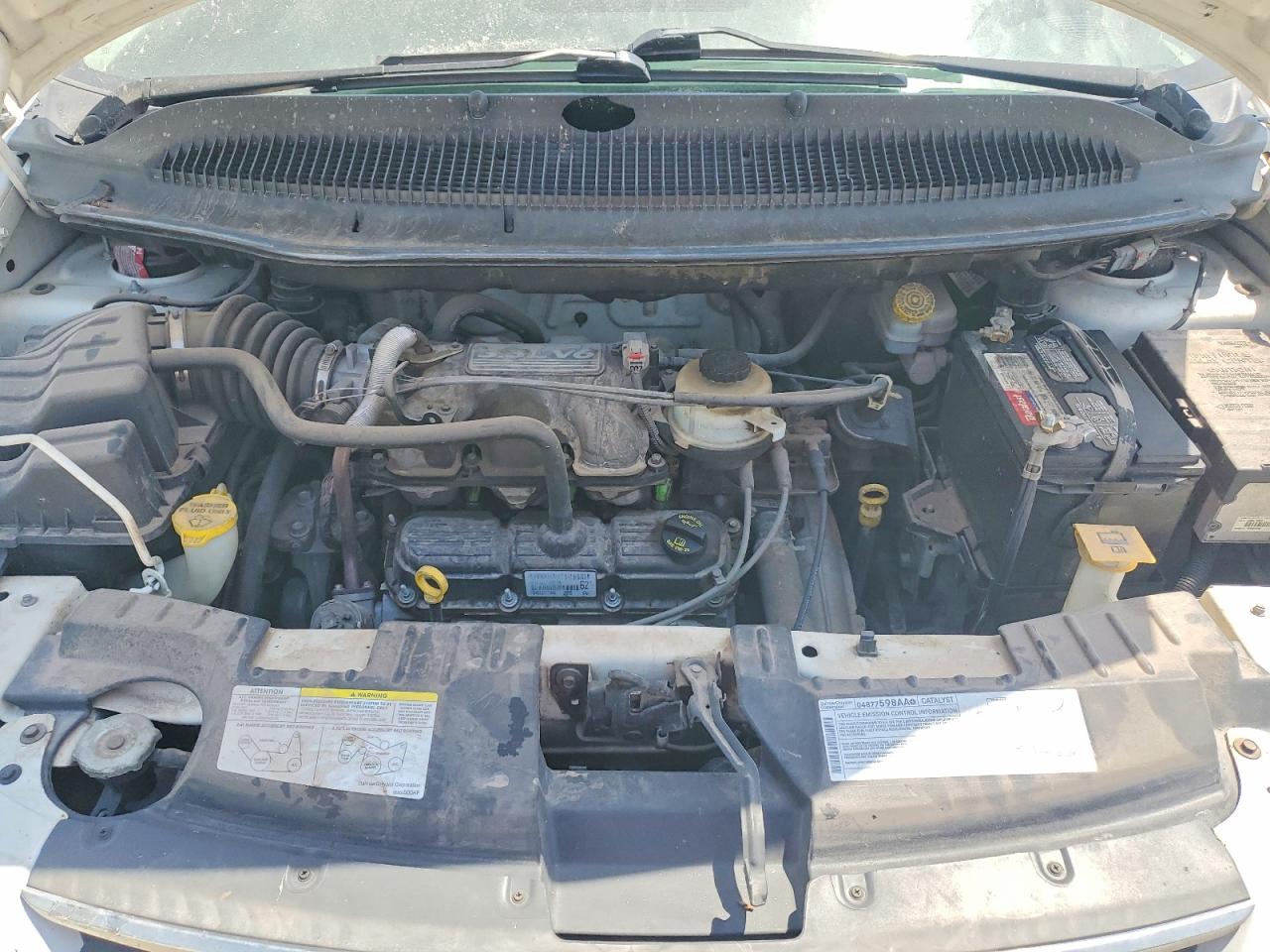 2007 Chrysler Town & Country Lx Белый vin: 2A4GP44R47R248157